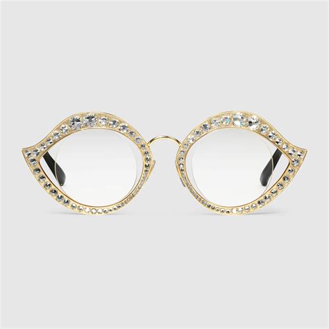 gucci glasses with crystals|gucci glasses unisex.